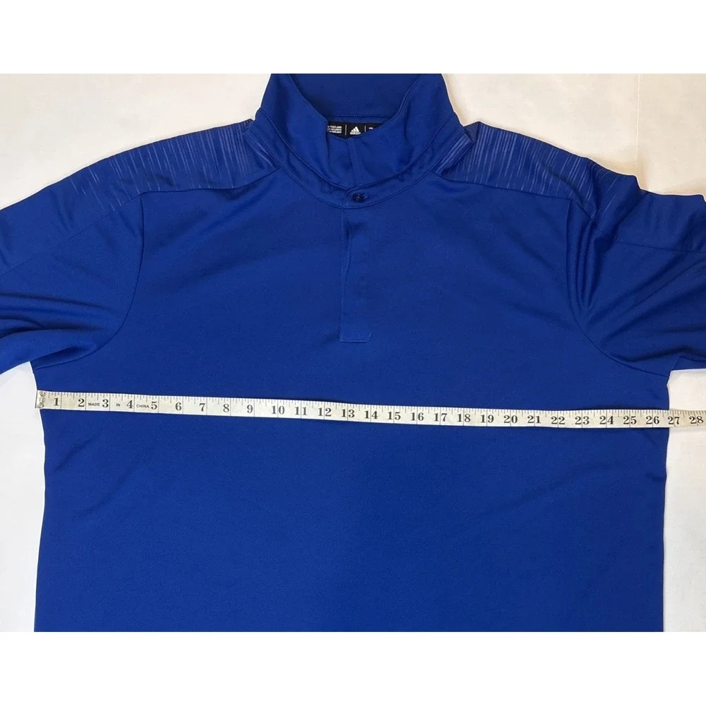 Adidas Short Sleeve Royal Blue Climalite T-shirt Mens Size‎ 2XL